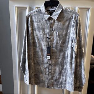 Marc Anthony Men's Flannel Shirt S Sand Camo